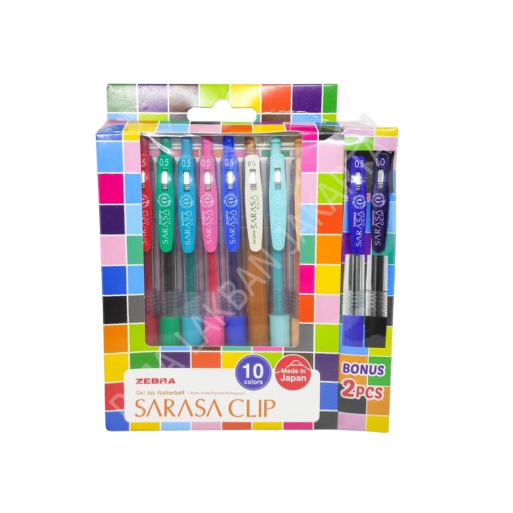 

Multi Colour Sarasa Limited Edition Packing | Joyko Sarasa Clip | 10 Pcs + 2 Pcs