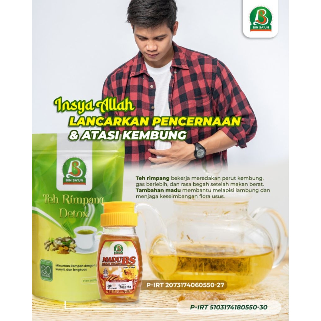 

teh rimpang detox plus bonus madu murni multiflora