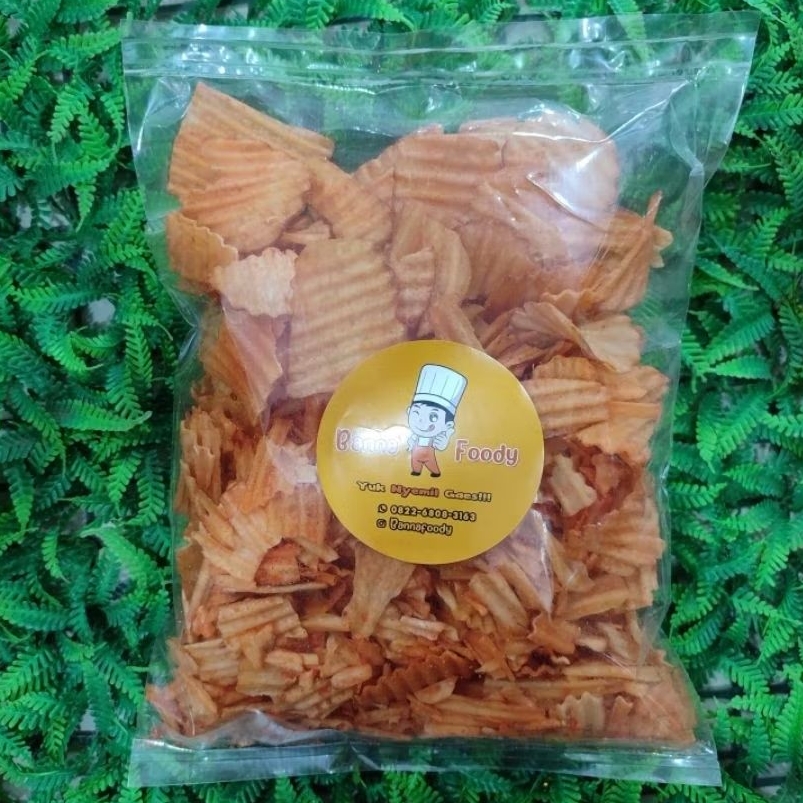

KERIPIK SINGKONG TES ISI 500 GRAM | Banna Foody | Snack Viral
