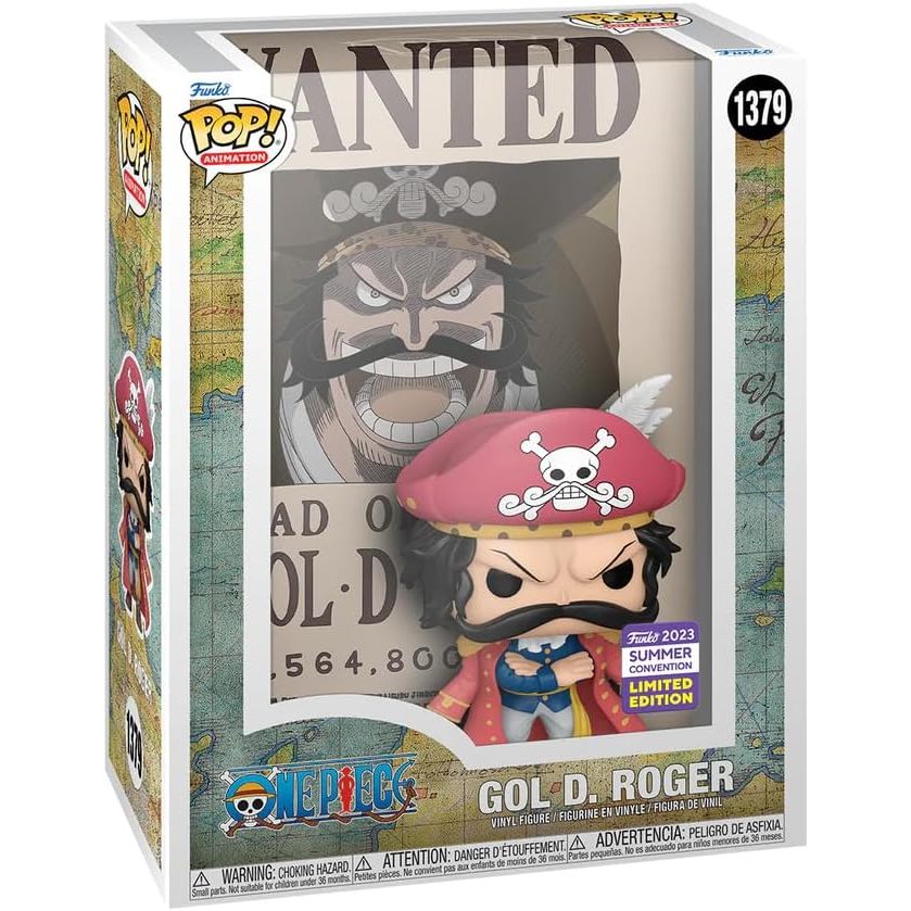 FUNKO SDCC 2023 (SHARED): ONE PIECE POP POSTER GOL D. ROGER