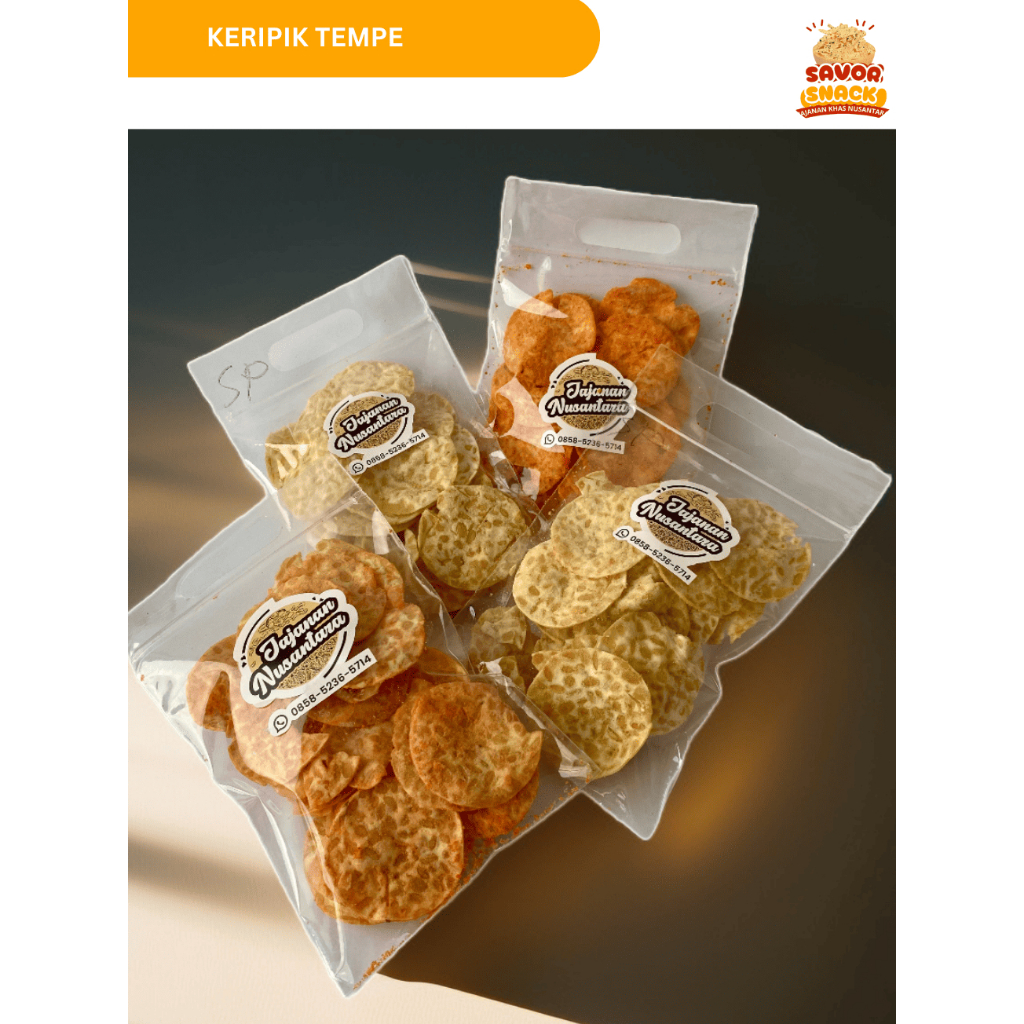 

KERIPIK TEMPE 1kg | KRIPIK TEMPE SAGU | KERIPIK TEMPE RENYAH GURIH | KERIPIK TEMPE ORIGINAL BBQ BALADO KEJU