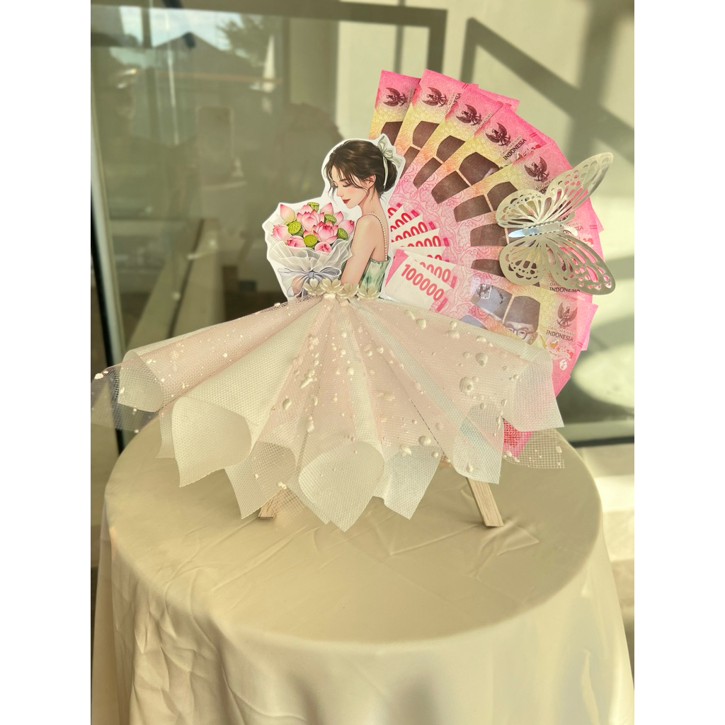 Mini Standing Money Bouquet / buket uang standing /money gift standing