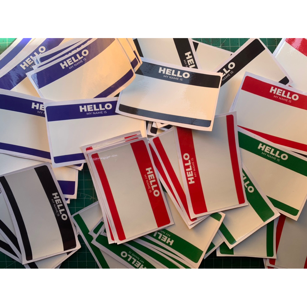 

STICKER PACK HELLO MY NAME IS (ISI 12pcs) STICKER SLAP GRAFFITI
