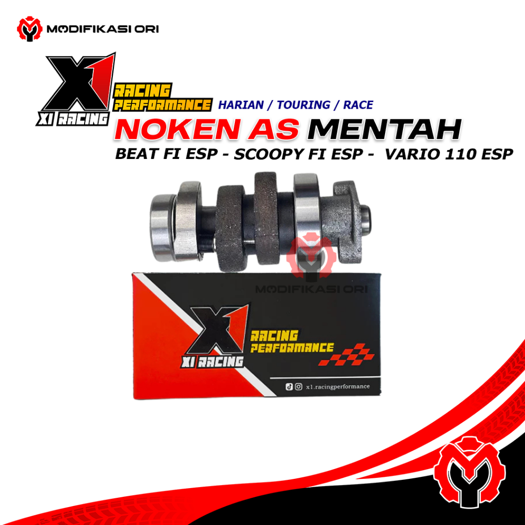 NOKEN AS MENTAH X1 RACING - BEAT ESP SCOOPY ESP beat fi beat injeksi noken as mentah Honda Beat
