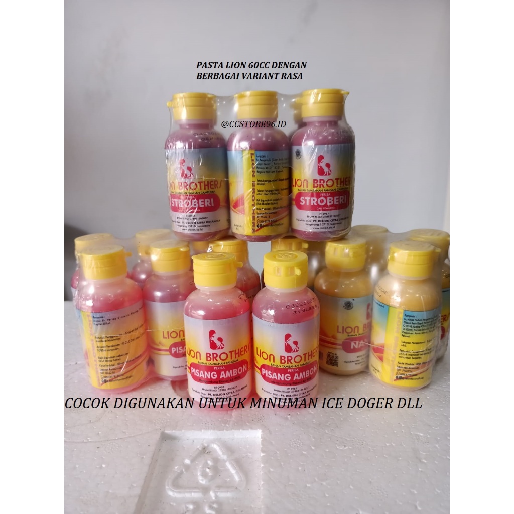 

Pasta perisa merk Lion Brothers @55ml Termurah terlengkap kemasan 1lusin COD