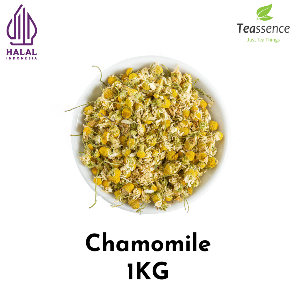 

Chamomile Tea / Teh Kamomil / Dried Chamomile Flower / Chamomile Kering / Bunga Chamomil Kering /Teh Bunga Tisane/ Teh Herbal / Teh Cantik Tanpa Kafein Bulk 1Kg