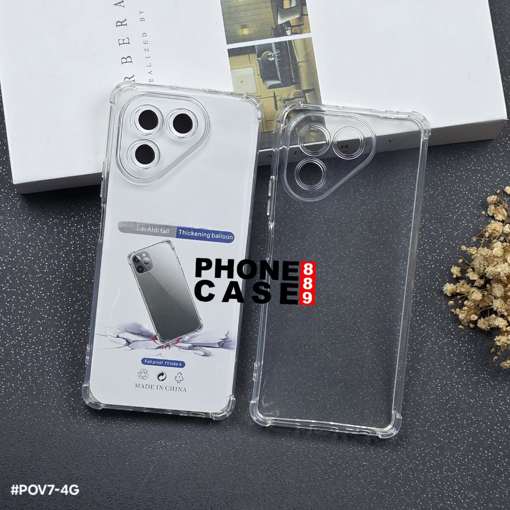 TECNO POVA 7 4G TECNO POVA 7 5G TECNO POVA 7 PRO TECNO POVA 7 ULTRA CASE CLEAR AIRBAG ANTI CRACK CAS