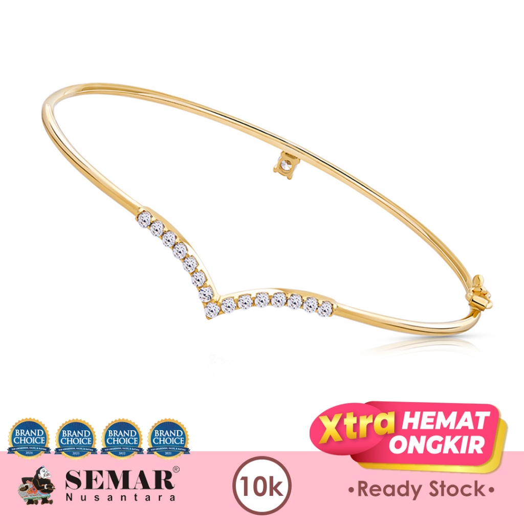 Gelang Emas Veeline Bangle Gold 10K Semar Nusantara