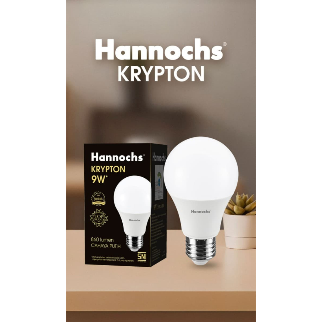 HANNOCHS KRYPTON Bohlam LED HANNOCHS KRYPTON Lampu LED Bulb HANNOCHS KRYPTON 3W 5W 7W 9W 12W 15W 20W