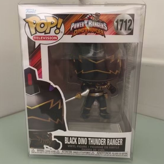 Funko POP Television Power Rangers Dino Thunder - Black Dino Thunder Ranger #1712