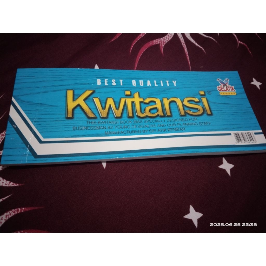 

preloved like new kwitansi / nota pembelian