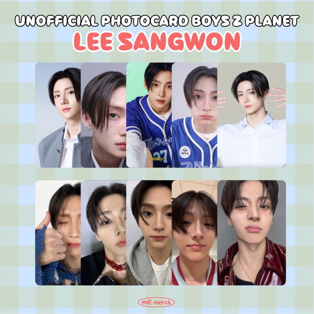 LEE SANGWON BOYS 2 PLANET / BOYS II PLANET / BOYS PLANET 2 / PHOTOCARD UNOFFICIAL