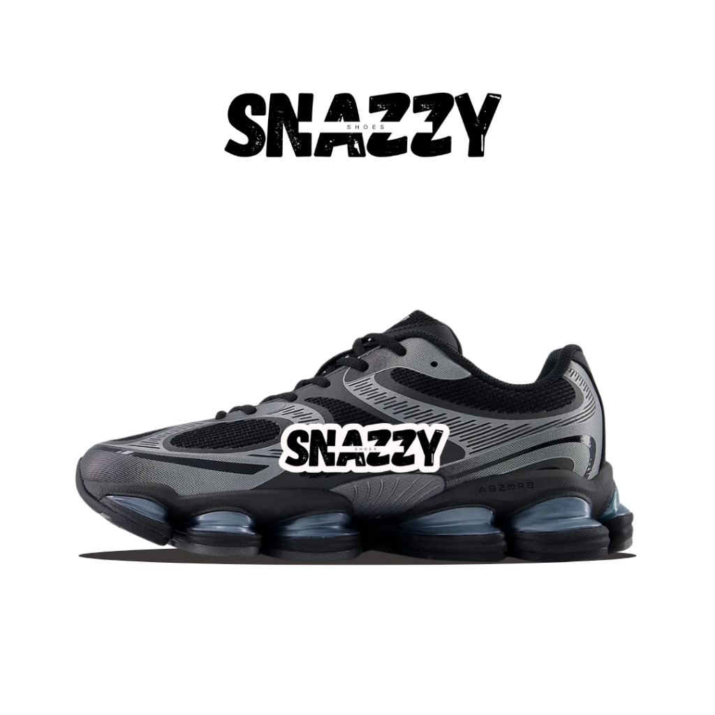 Sepatu Sneakers Pria Wanita ABZORB 2000 BLACK GREY