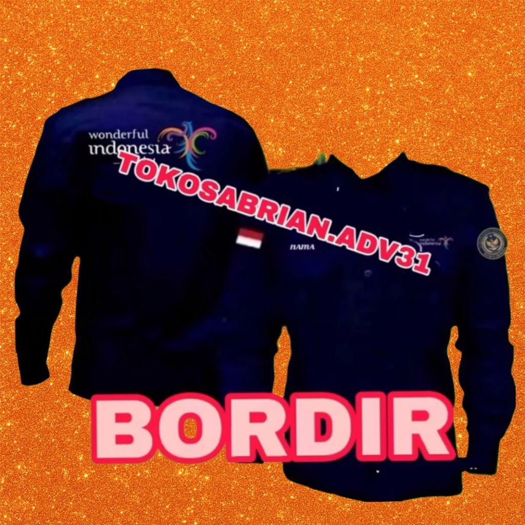 KEMEJA WONDERFUL INDONESIA BAJU WONDERFUL SERAGAM WANDERFUL