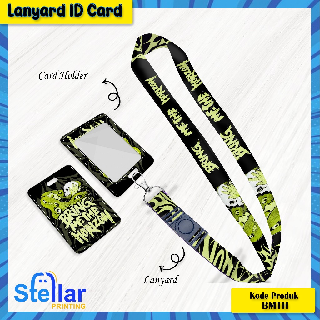 

[LANYARD ID CARD] Strap Lanyard Card Holder Bring Me The Horizon tali hp - gantungan kunci - Id card