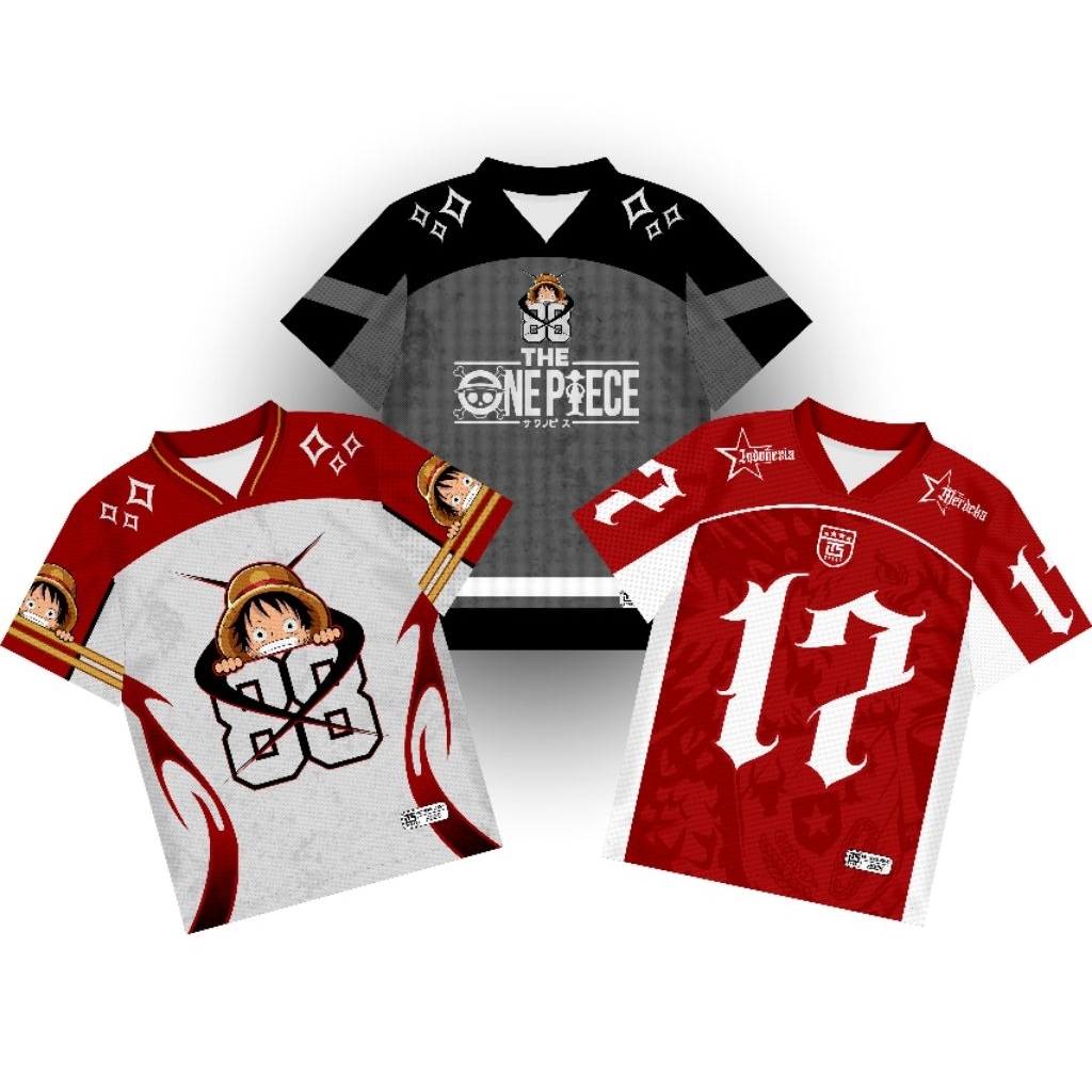 Kaos Jersey One Piece Full Printing