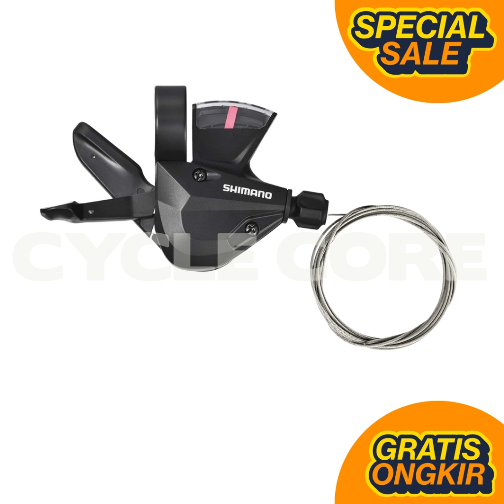 Shifter Sepeda Shimano Altus M310 8 Speed Operan Gigi Sepeda MTB Lipat DLL