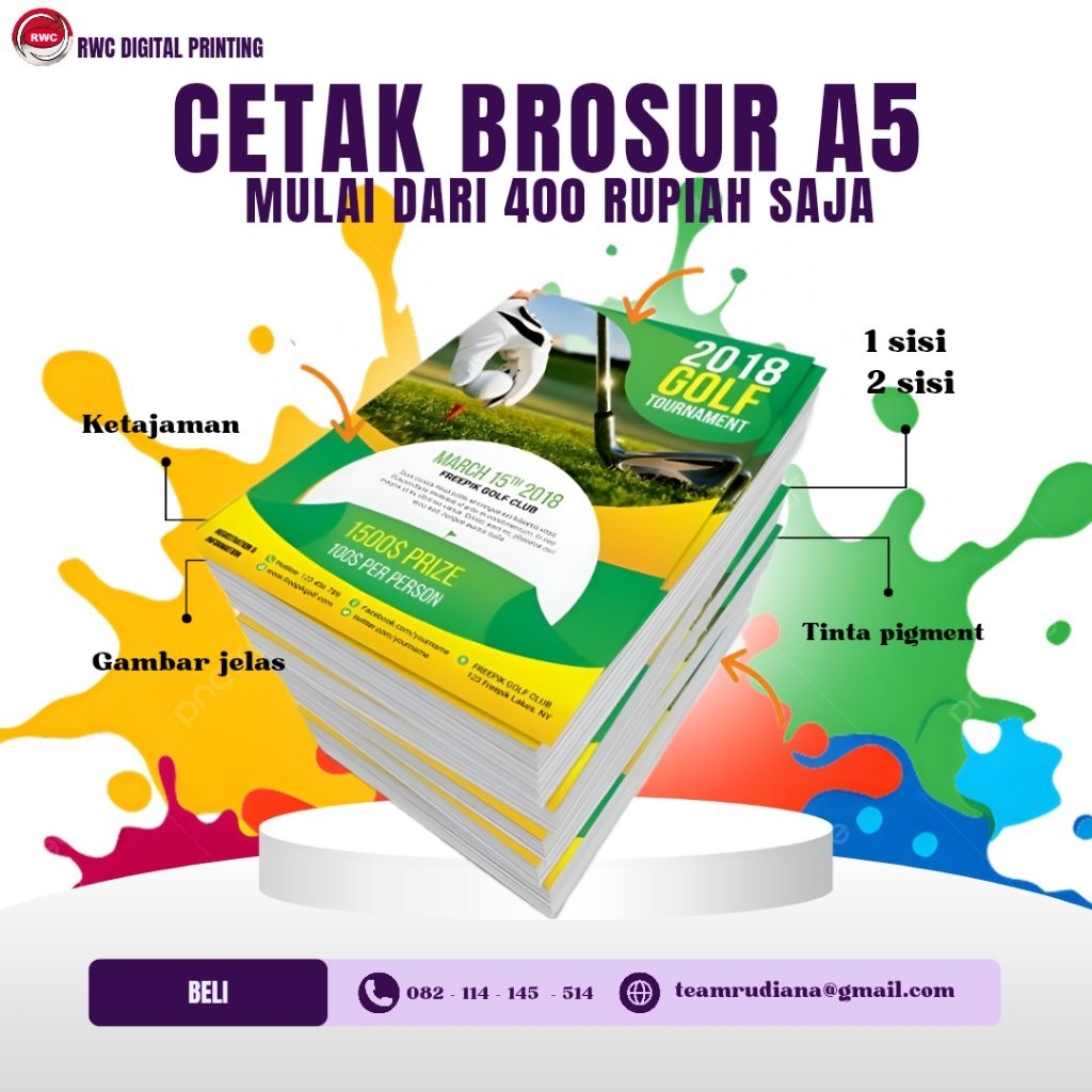 

Cetak brosur laundry A4 A5 cetak flyer wifi net media pemasaran iklan brosur