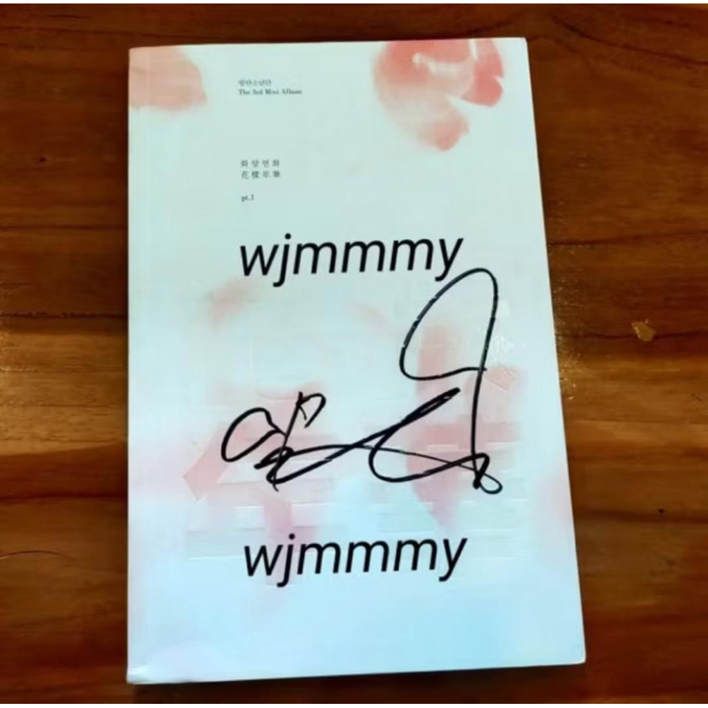 BTS ALBUM HYYH Part.1 JIMIN SIGNED