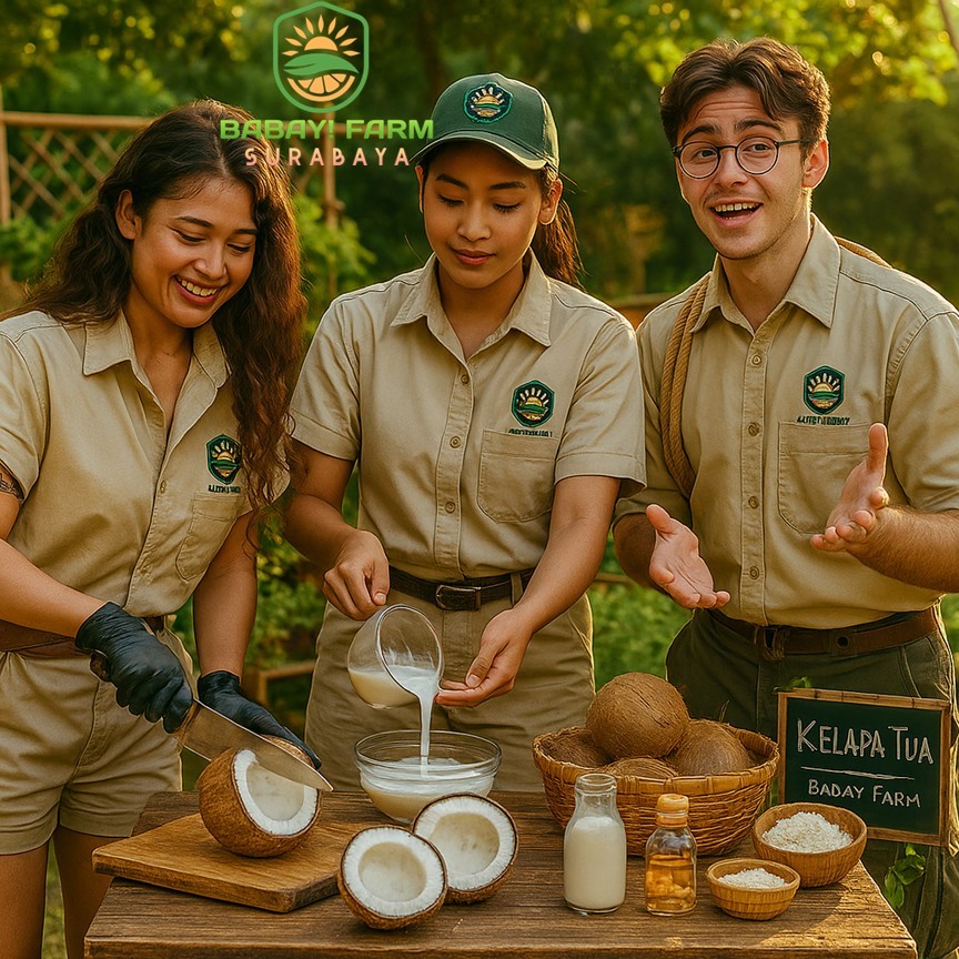 

Buah Kelapa Tua Utuh / Parut Santan