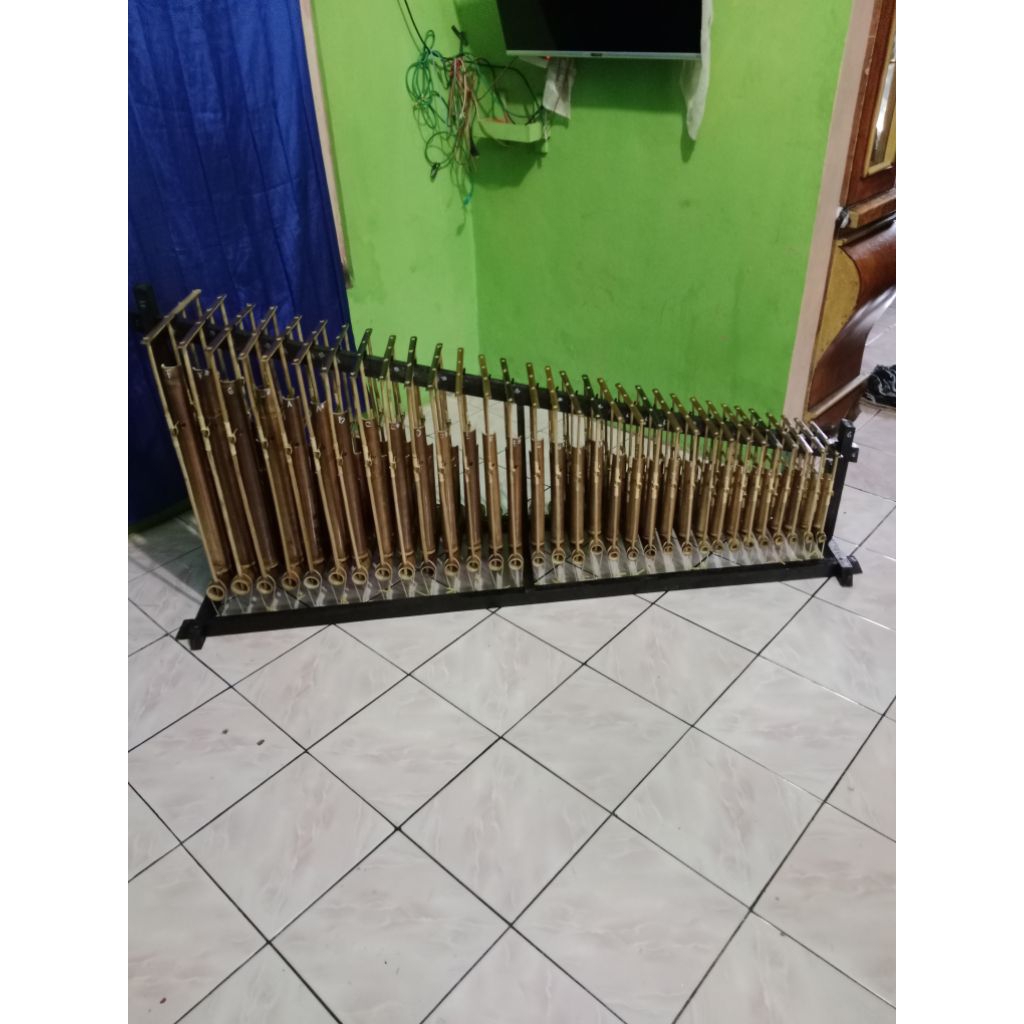 Angklung toel melody 31 nada 3 Tabung pake topi nada awalan ( F#-C )