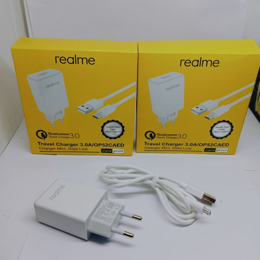 CHARGER CASAN REALME 5 REALME 5i REALME 5S MICRO USB ORI