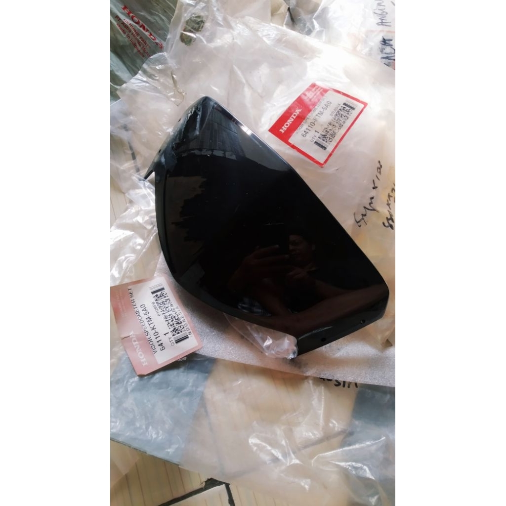 Visor batok lampu depan Supra x 125 Old Lama KTM Asli Honda