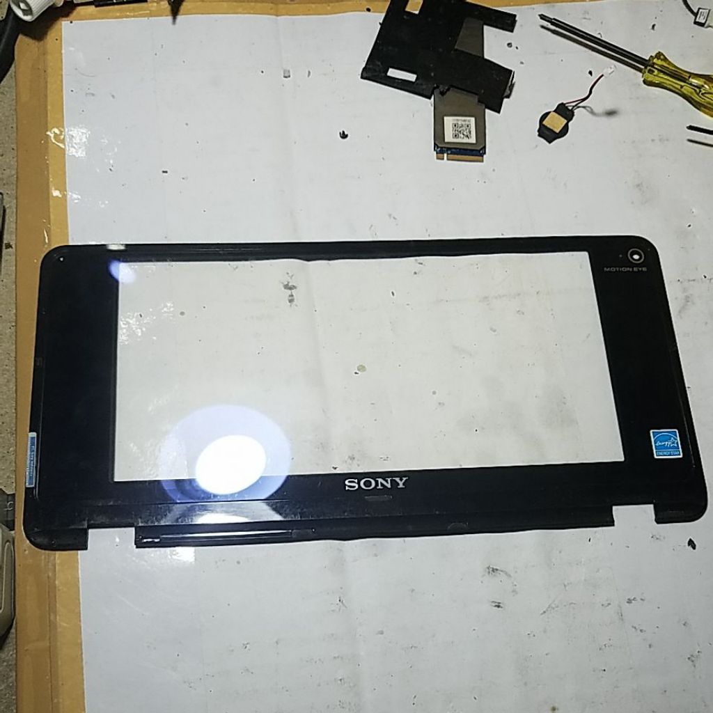 original frame prame lcd sony vaio vgn-p23g vgn p