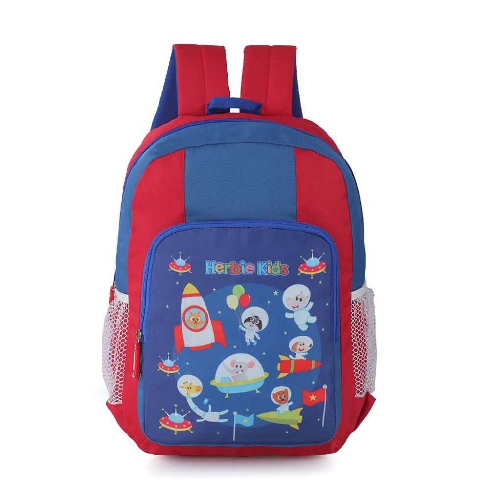 Tas Ransel Anak Sekolah Motif Roket Lucu – Backpack TK SD Herbie Kidss
