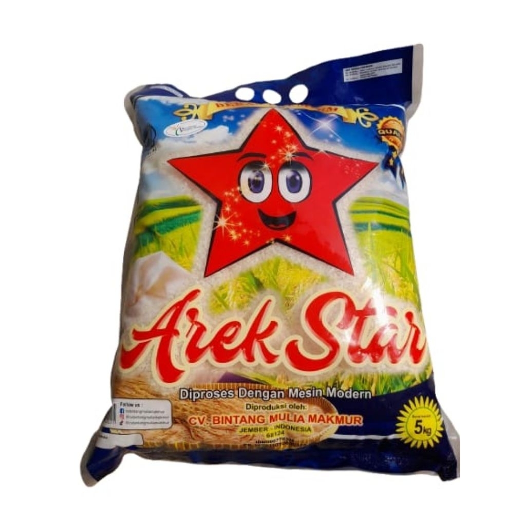 

Beras Arek star 5kg x 4pc