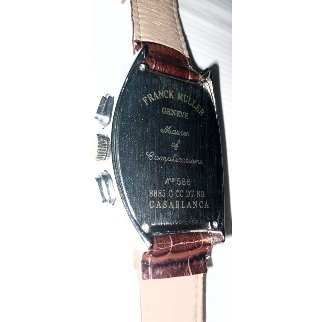 mesin jepang otomatis tanpa baterai Frank muller original preloved nyala bagus, tali perlu ganti, su