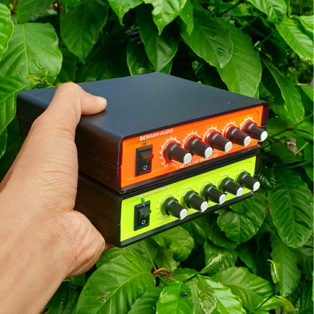 Crossover 2 way & 3 way mini pemisah suara sudah plus adaptor