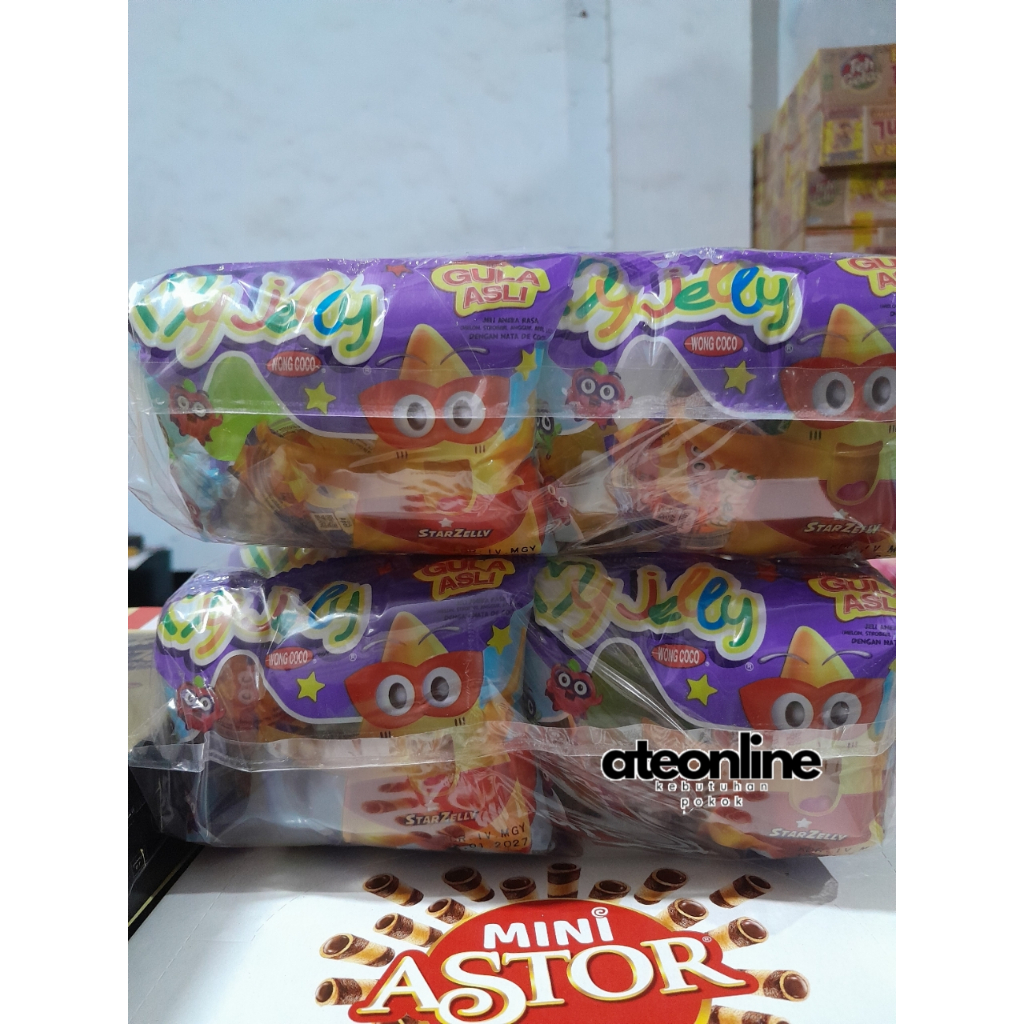 

My Jelly Wongcoco Jelly Bintang [isi 10 bks @5cup @14gr]