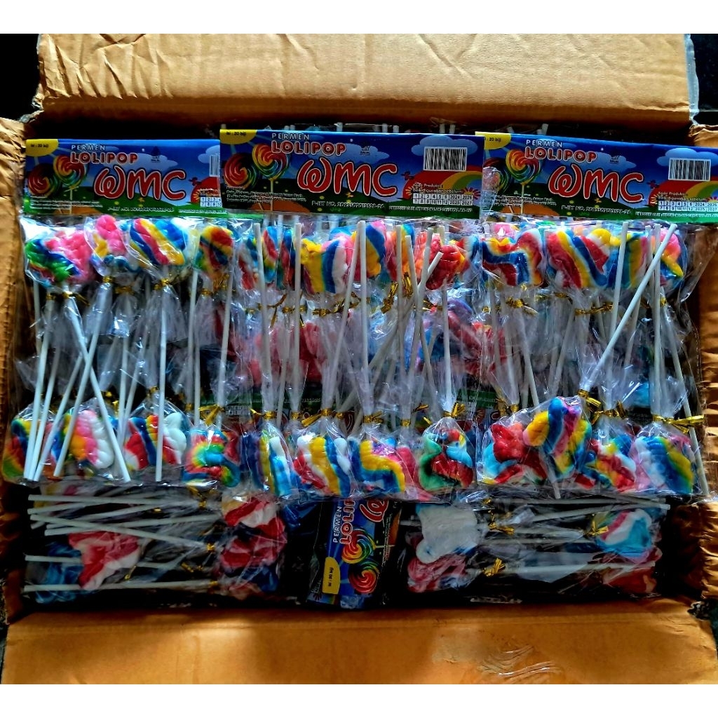 

GROSIR 1 KARTON LOLIPOP KUPU ISI 50 PCS