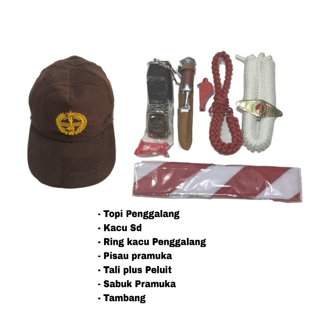 ATRIBUT PRAMUKA PENGGALANG SD 1 SET