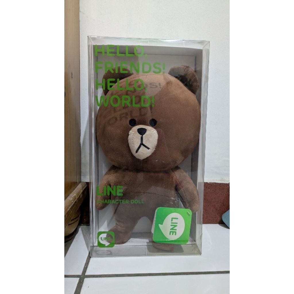 LINE BROWN Character Doll Boneka Toys Plushie