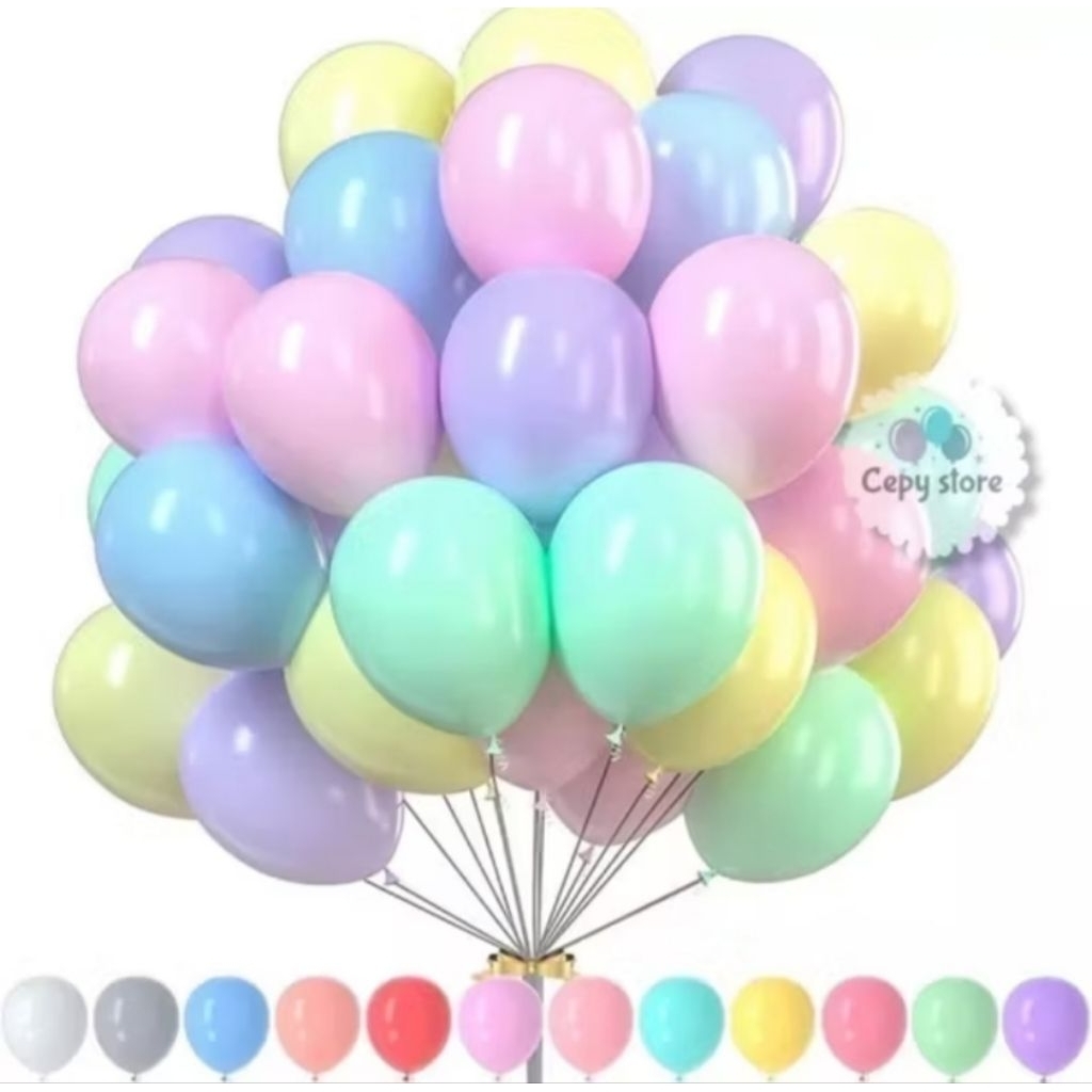 Balon Udara Balon Tiup Bahan Plastik Lembut 1 Paket