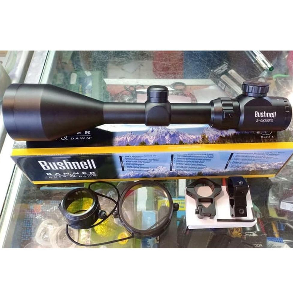 Teleskop Jarak Jauh / Telescope Tahan Getar Bushnell 3-9x56 EG
