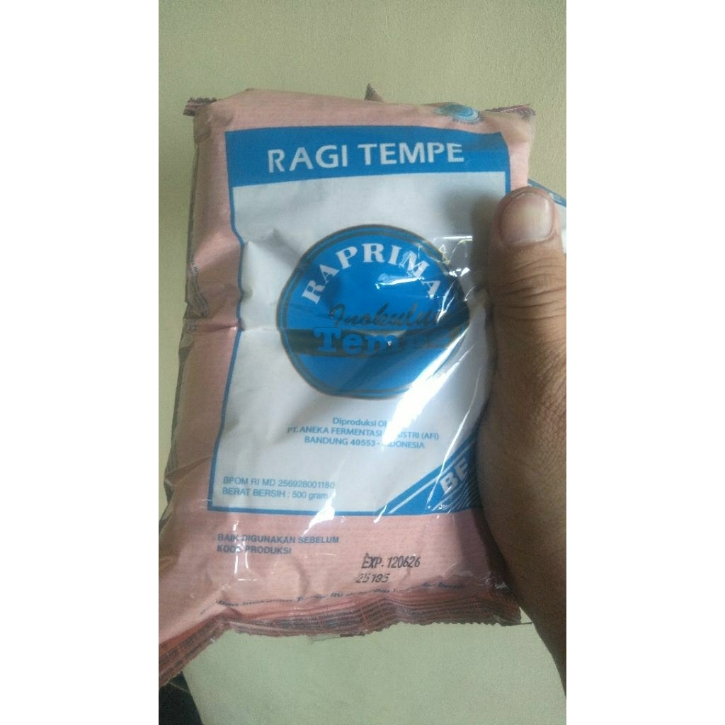 

(Boleh Beli 1pcs) Ragi Tempe Raprima 500gr ORIGINAL 100% EXP Sangat Aman (Barang Uptodate)