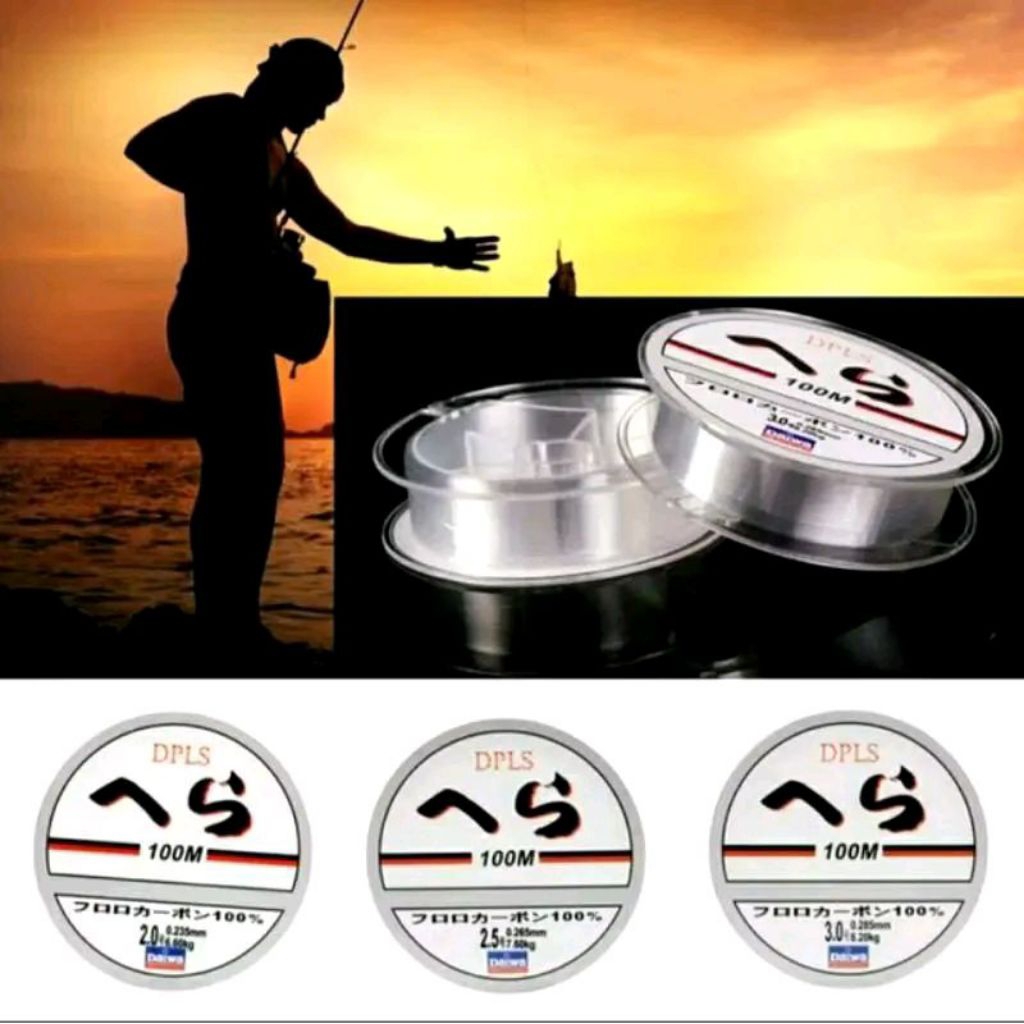 Senar pancing nylon Daiwa 100m clear