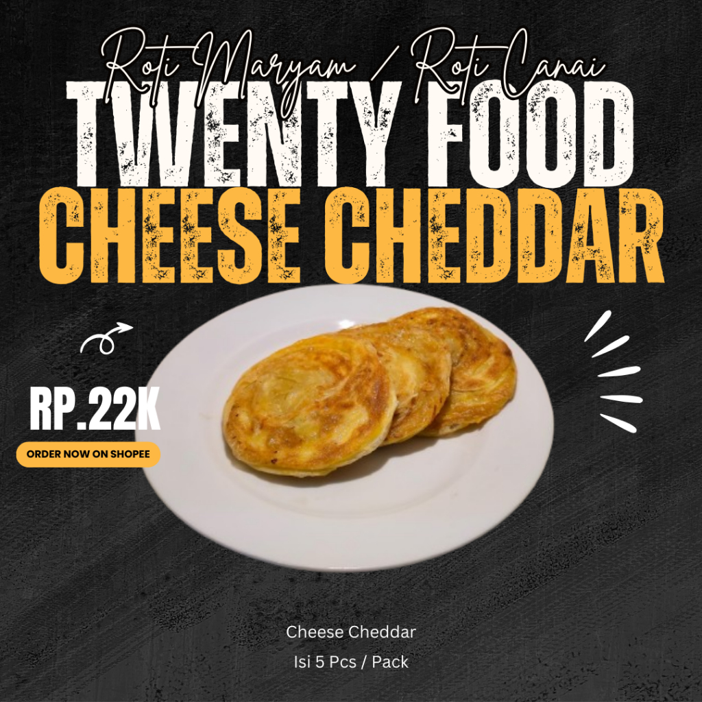 

ROTI MARYAM FROZEN CHEESE CHEDDAR ISI 5 PCS/PACK WITH SAFE PACKAGING