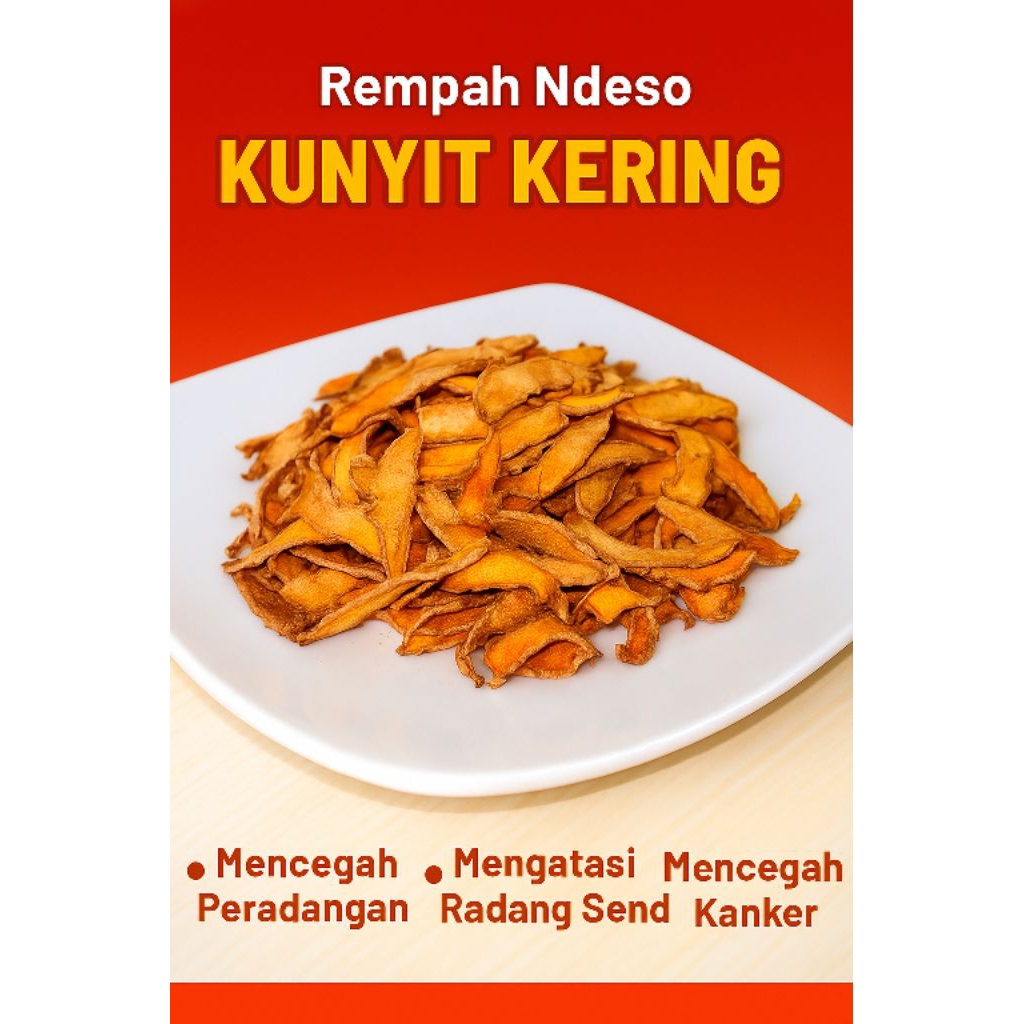 

Kunyit Kering Rajang 1Kg Asli Wonogiri | Tanpa Pengawet– Bumbu Masak & Obat Herbal Alami | Rempah Tradisional Kaya Manfaat