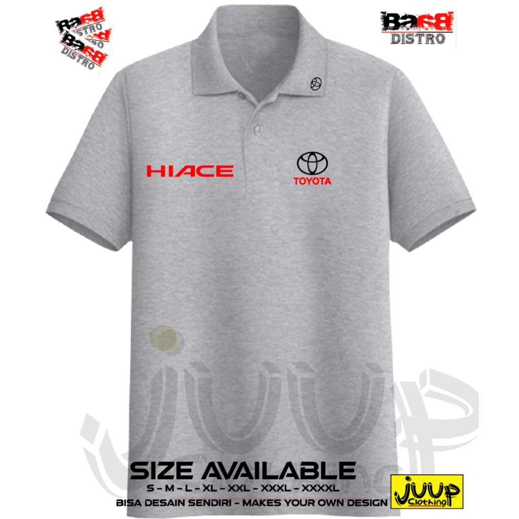 BAJU POLO KAOS POLO TOYOTA HIACE TERLARIS