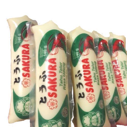 

tahu telur rasa udang sakura 1pak isi 10 pcs