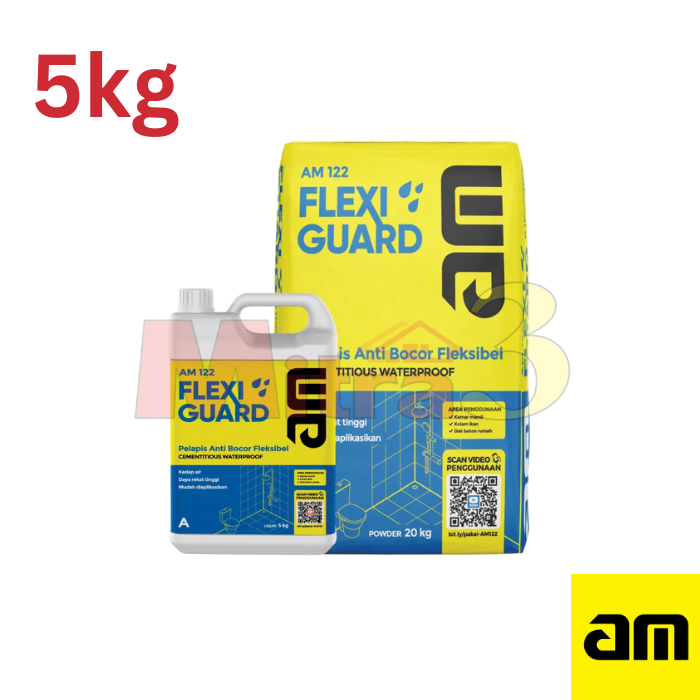 AM 122 Cement Waterproofing 5KG Set / AM122 Semen Pelapis Anti Bocor