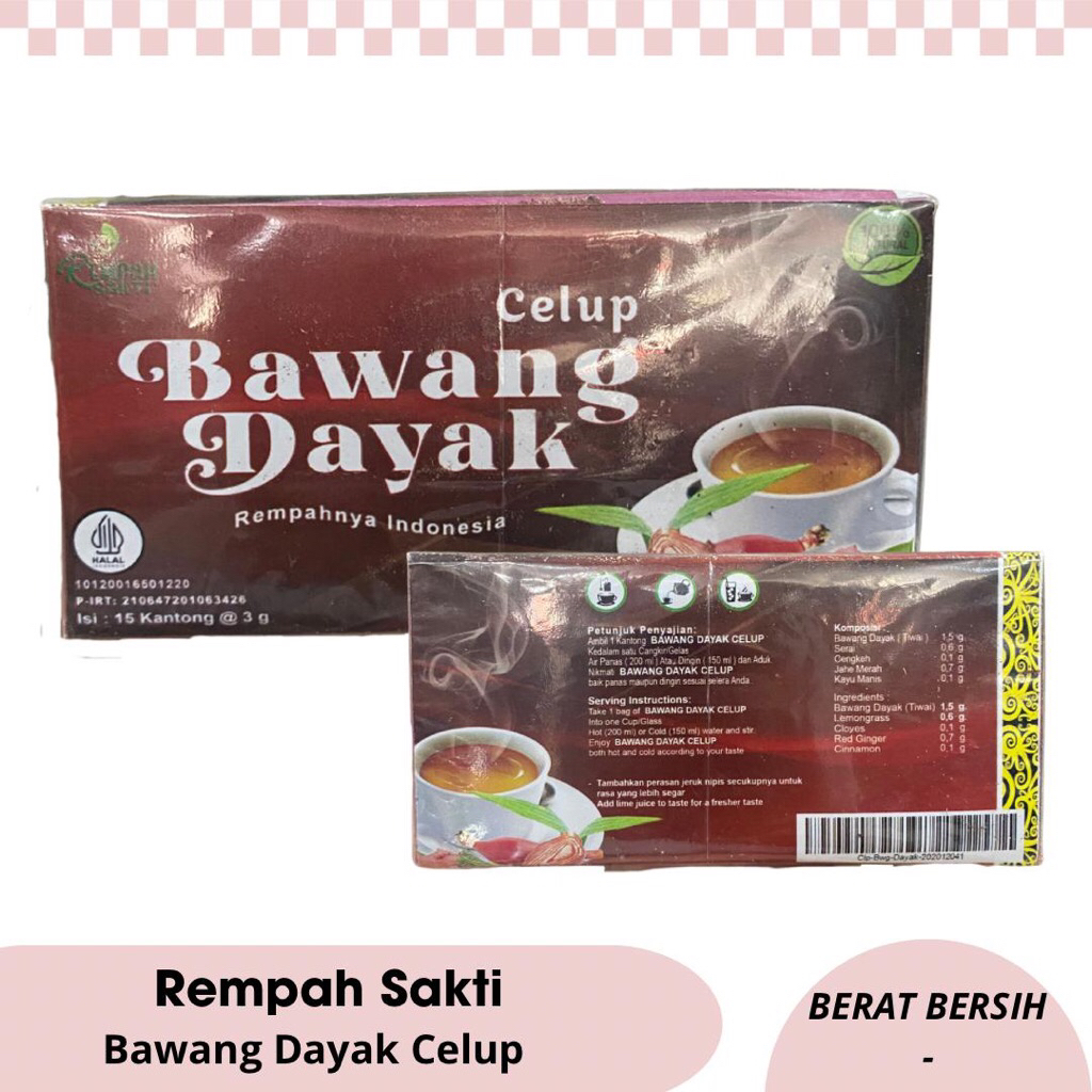 

Teh Herbal Celup Khas Kalimantan