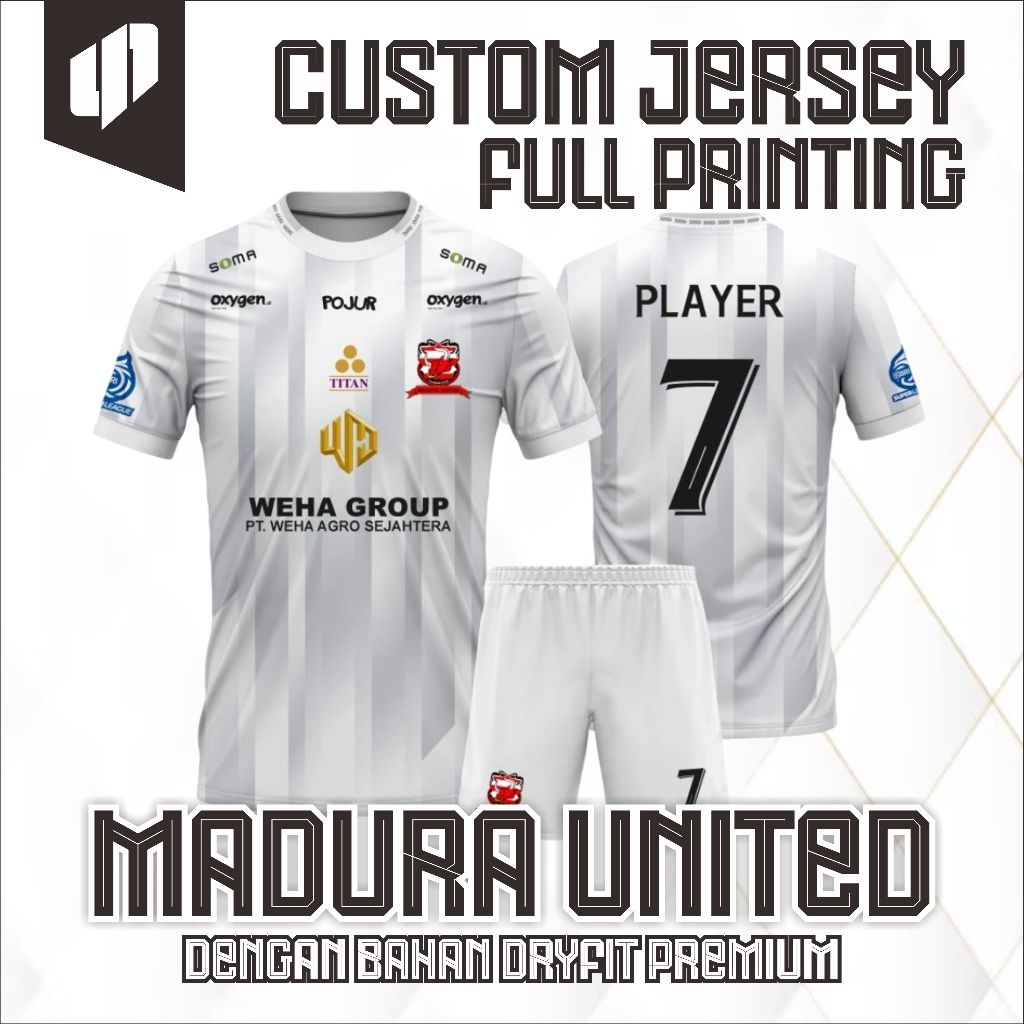SAKAsport JERSEY MADURA UNITED AWAY Terbaru 2025/2026 - BAJU KAOS MADURA UNITED NEW