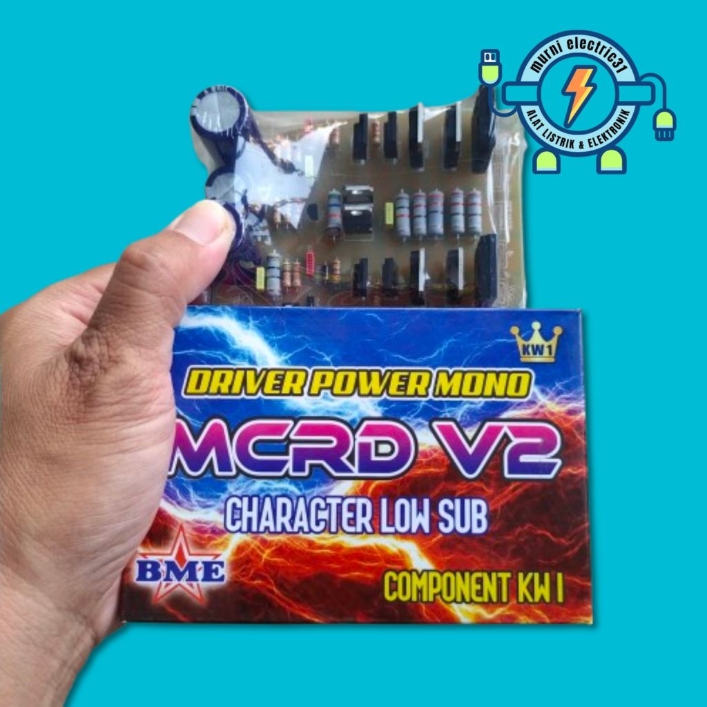 kit driver power amplifier mono MCRD V2 character low sub BME