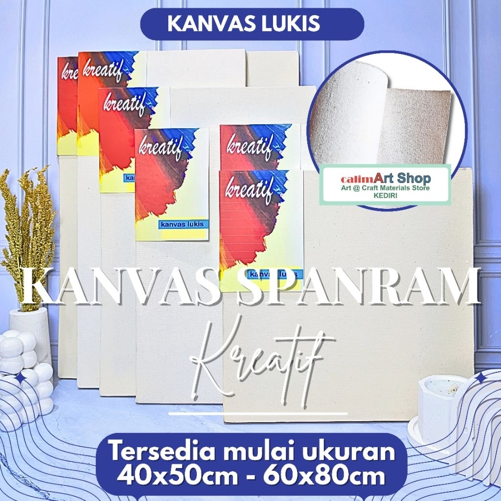 

Kanvas Lukis Kreatif 40x50cm - Kanvas Siap Lukis