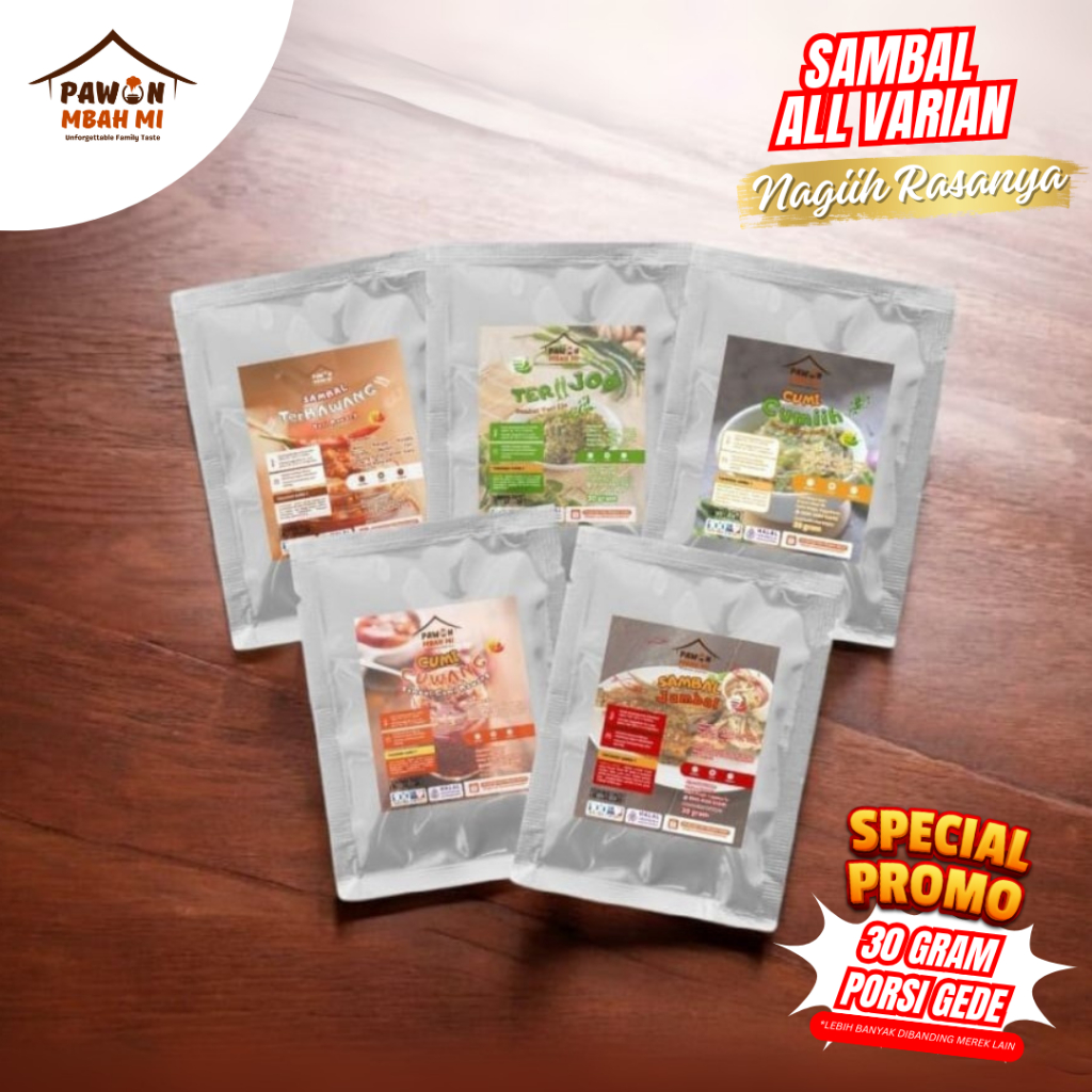 

PAWON MBAH MI SAMBAL SACHET ALL VARIAN 30GR
